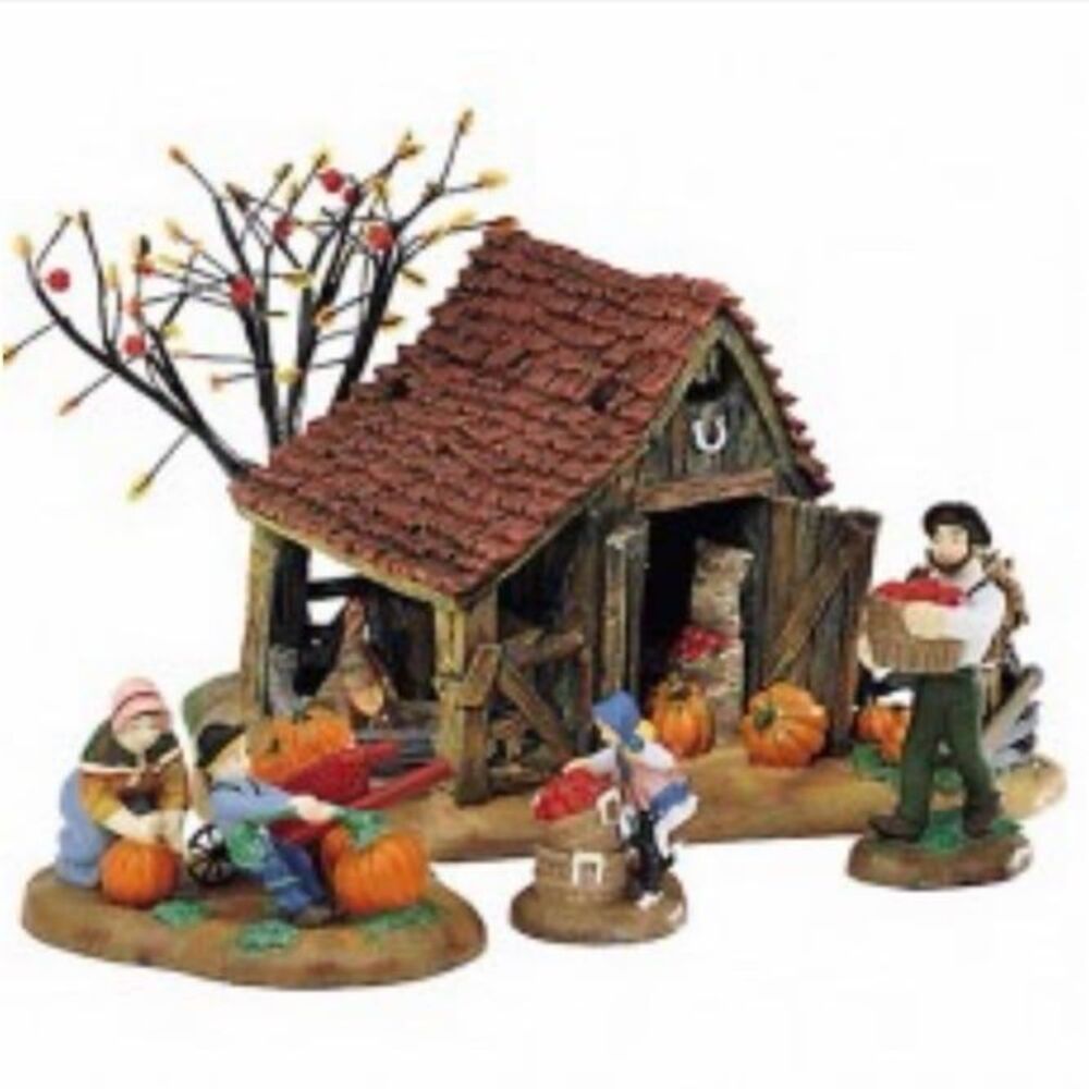 Department 56 New England Village Series It’s Almost Thanksgiving 4 Piece Set